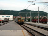 Bahnhof in Sezana