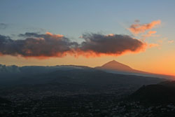 Sonnenuntergang mit Teide